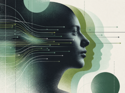Layered Data Profile in Teal